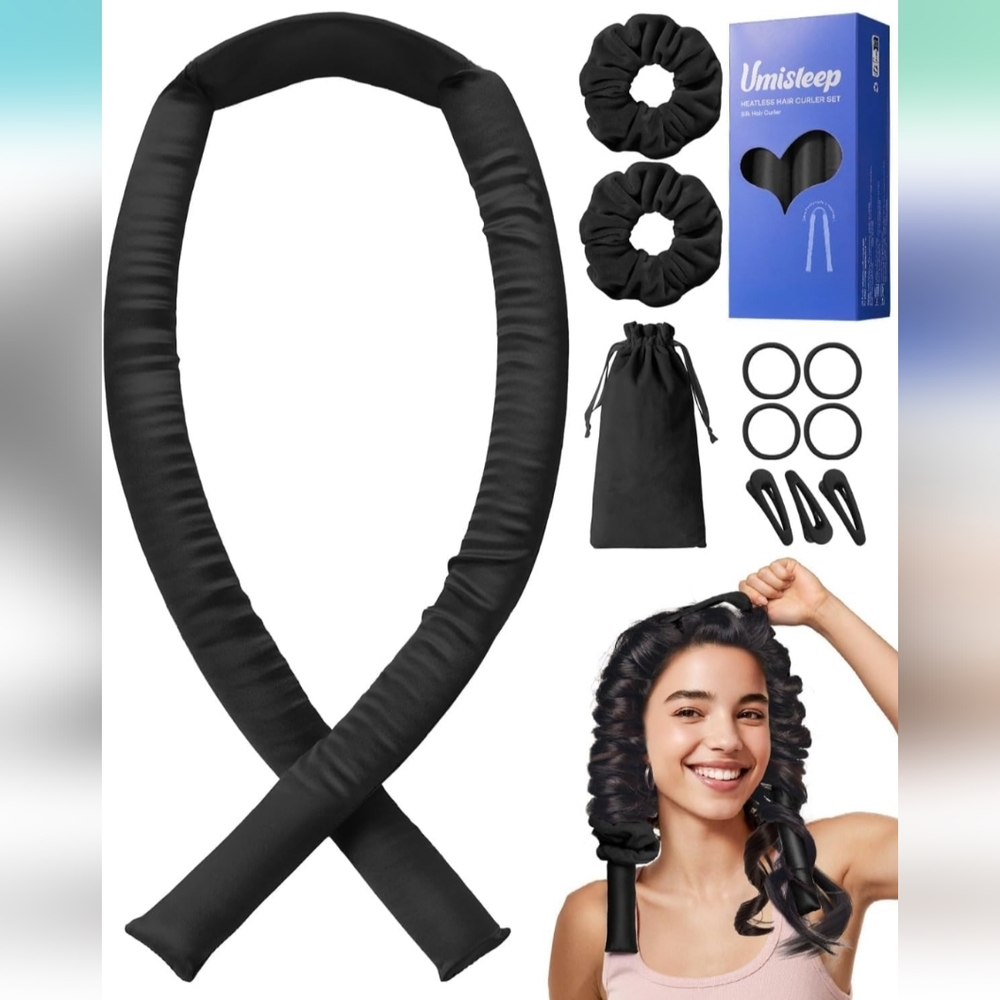 Umisleep Silk Heatless Hair Curler Set